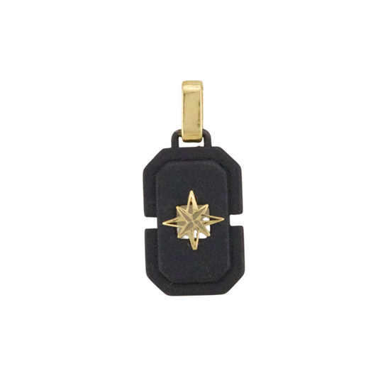 Black North Star Pendant