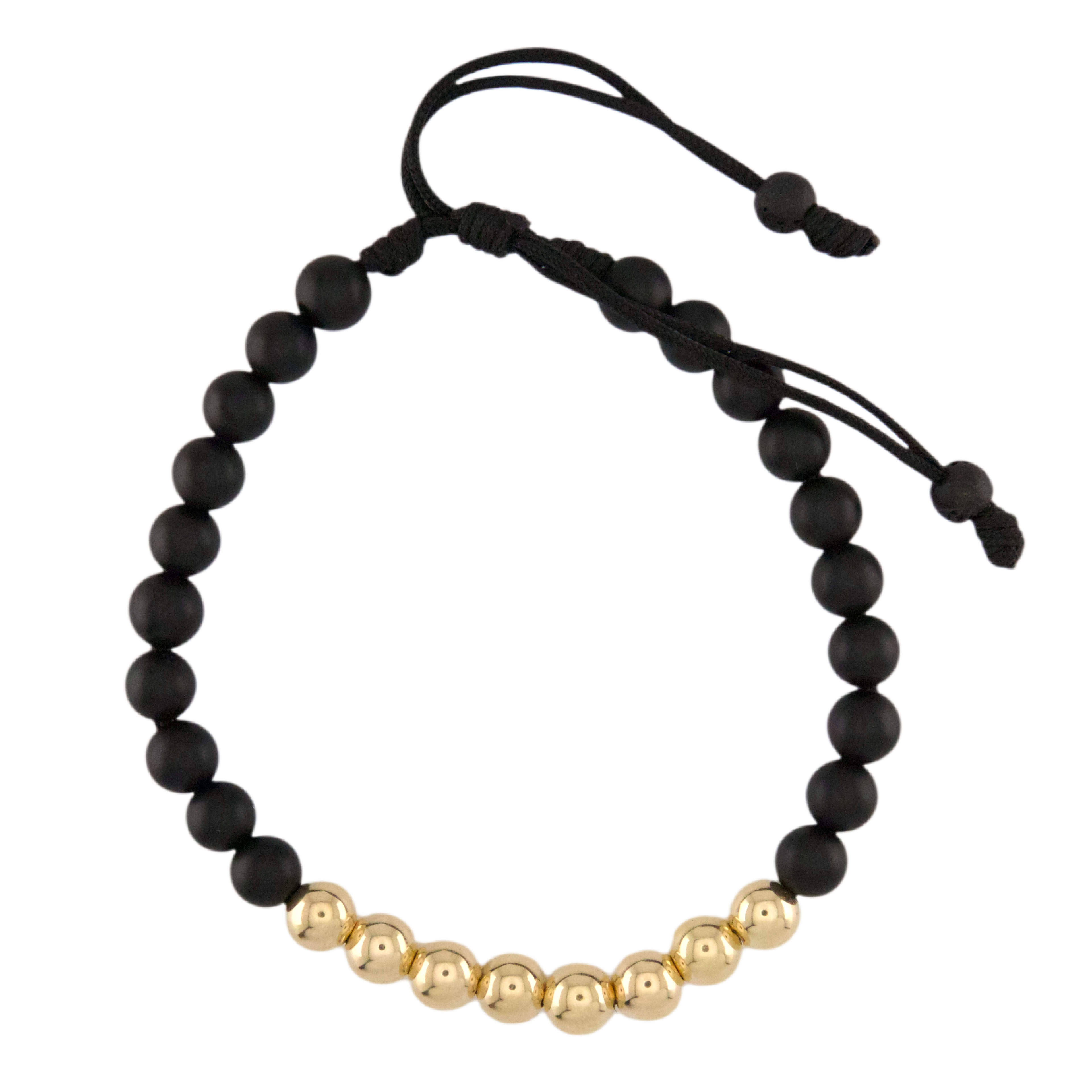 Gold/Black Balls Bracelet