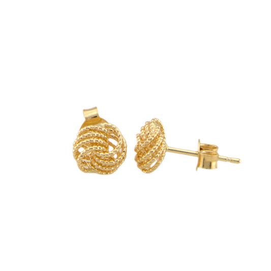 Fancy Knot Stud Earrings