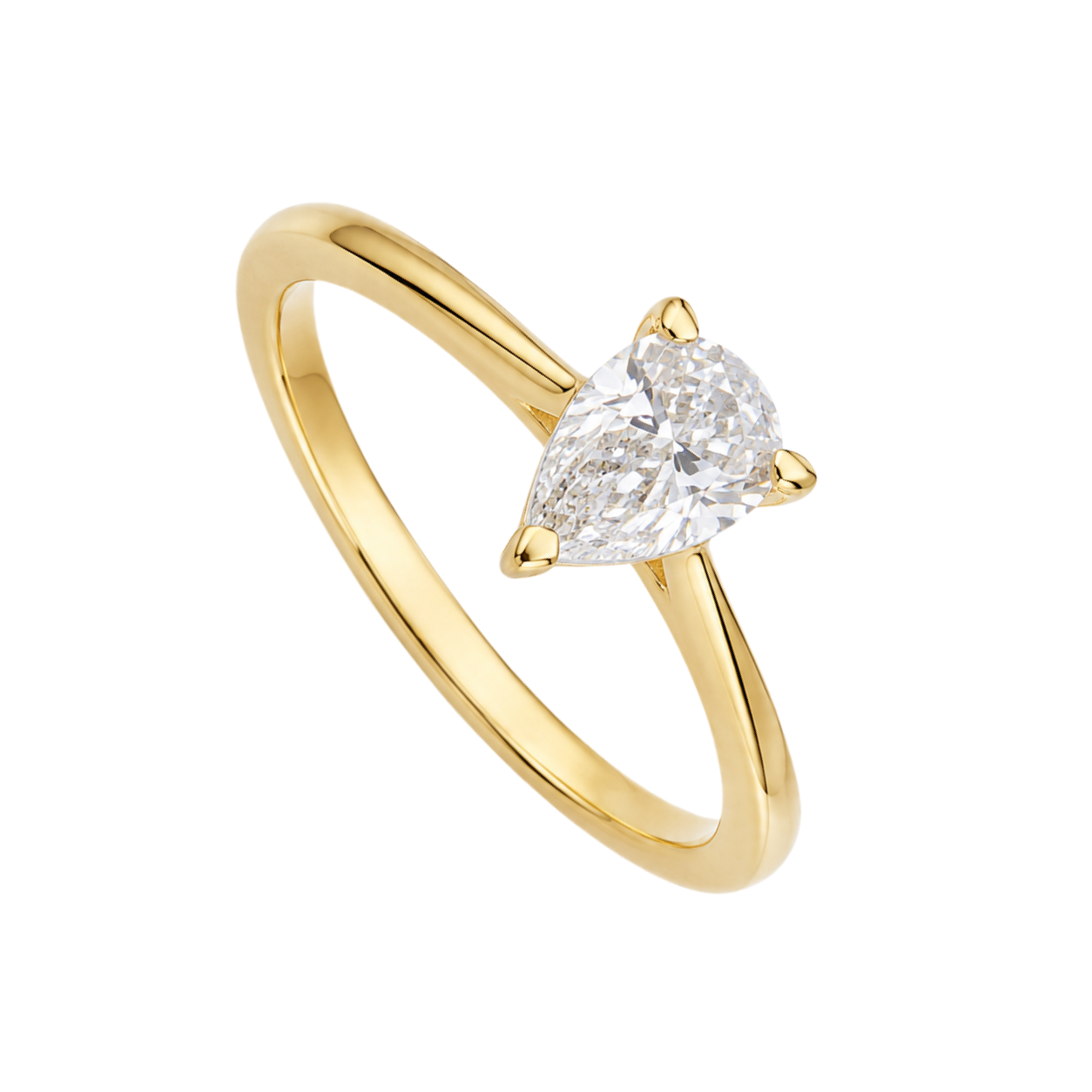 Pear Diamond Ring