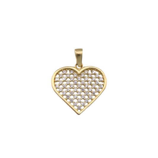 Zirconia Heart Pendant