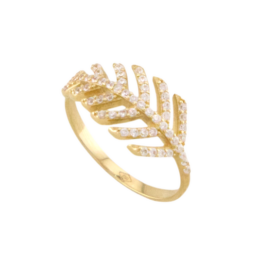 Palm Zirconia Ring