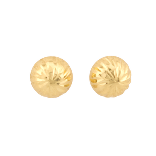 Half Globe Stud Earrings