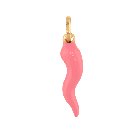 Pink Horn Pendant