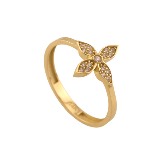 Flower Zirconia Ring