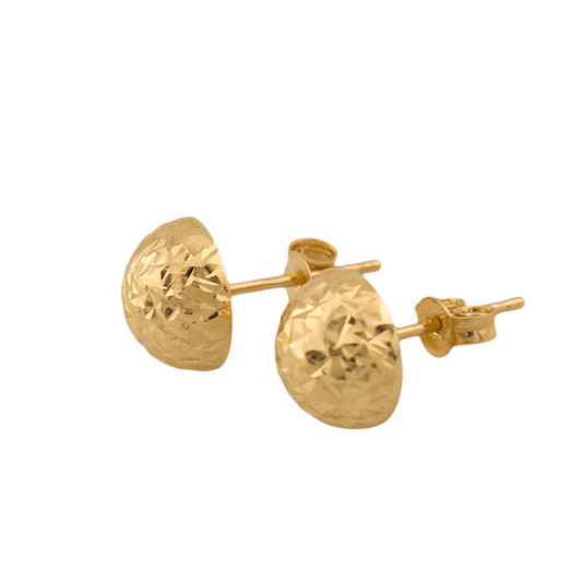 Half Globe Stud Earrings (Small)