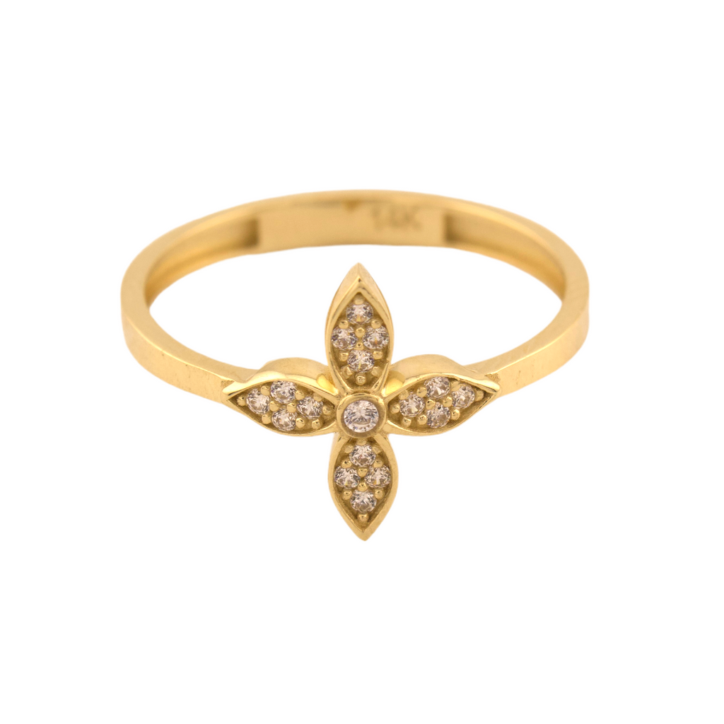 Flower Zirconia Ring