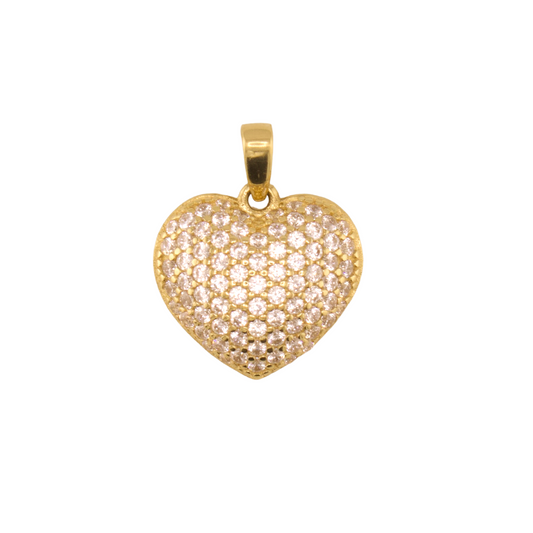 Heart  with Zirconia Pendant