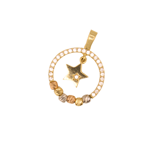 Star With Zirconia Pendant