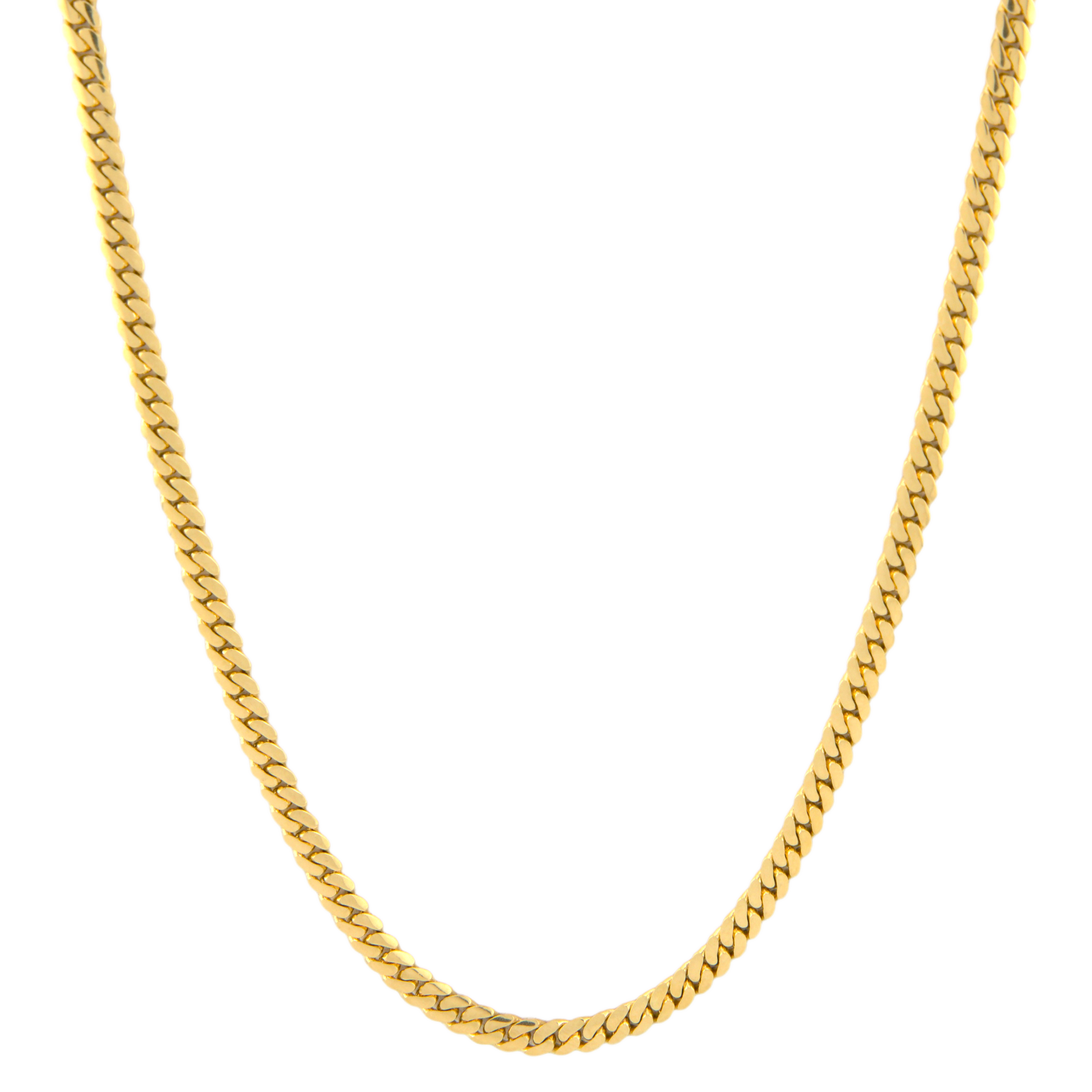 Solid Miami Cuban Link Chain