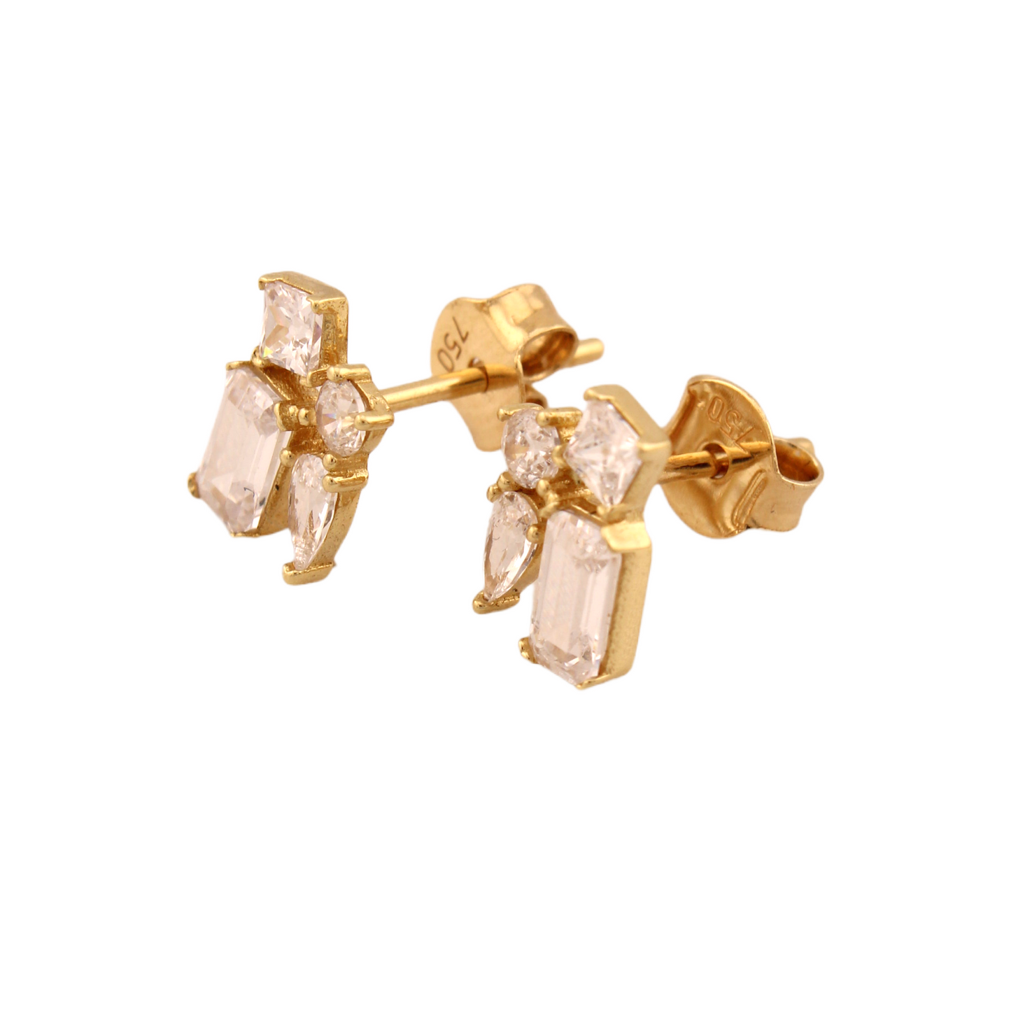 Zirconia Stud Earrings