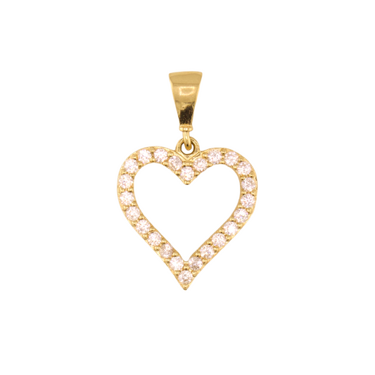 Heart with Zirconia Pendant