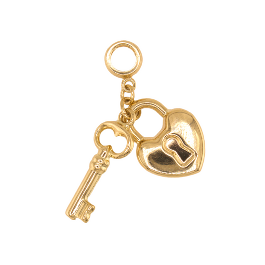 Heart And Key Pendant