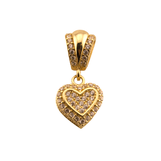 Zirconia Heart Pendant