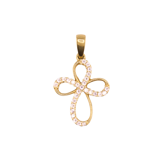 Cross With Zirconia Pendant