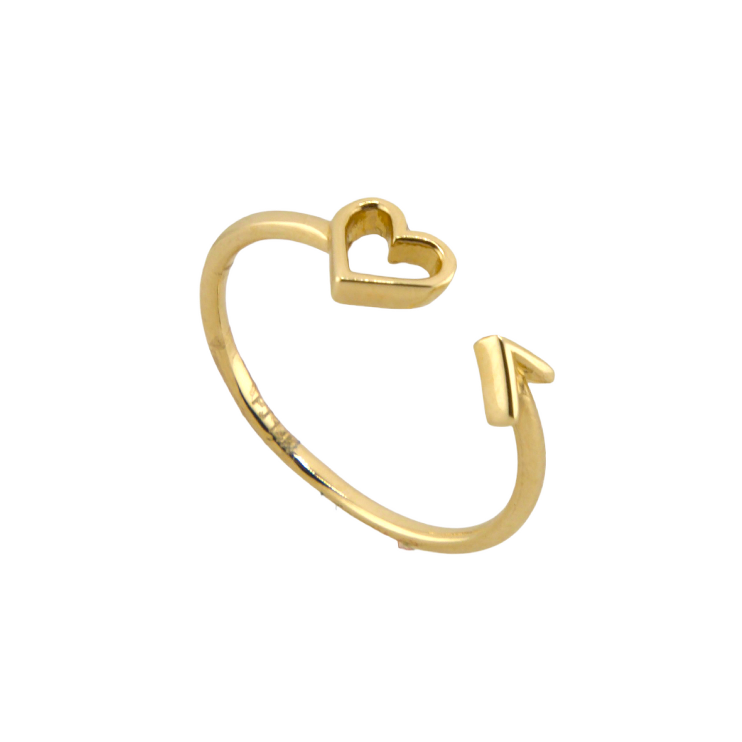 Heart Arrow Ring