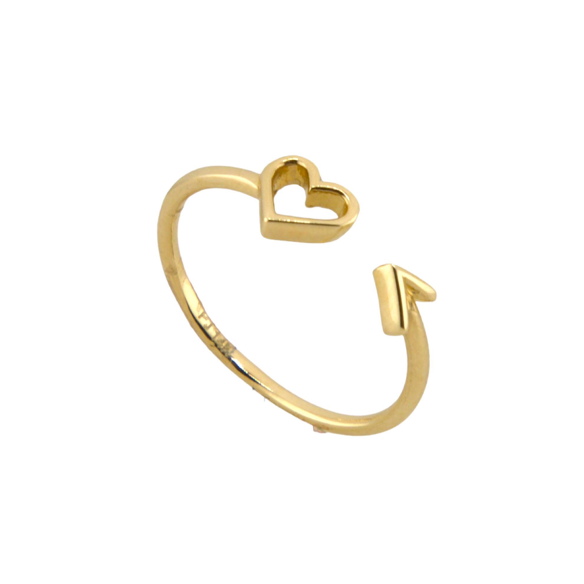 Heart Arrow Ring