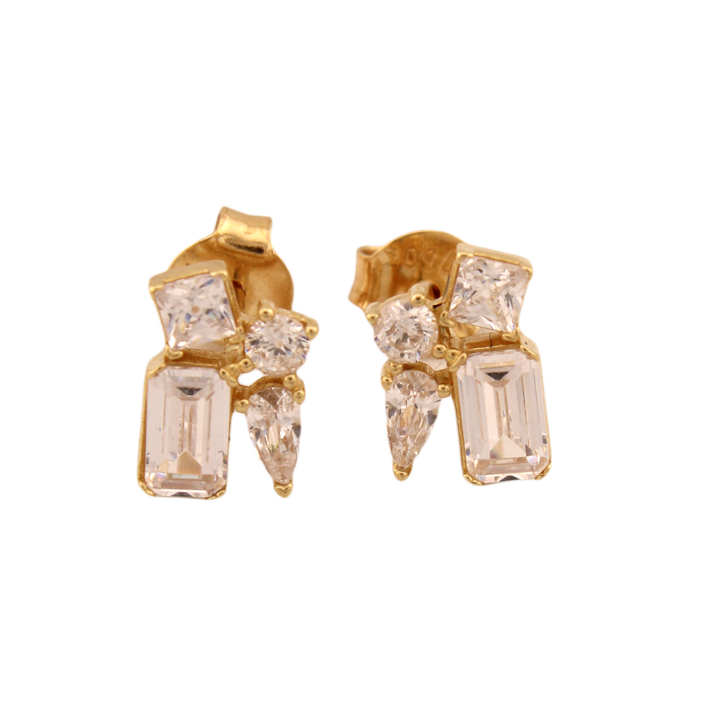 Zirconia Stud Earrings