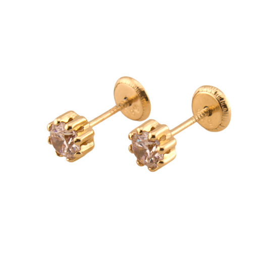 Zirconia Stud Earrings