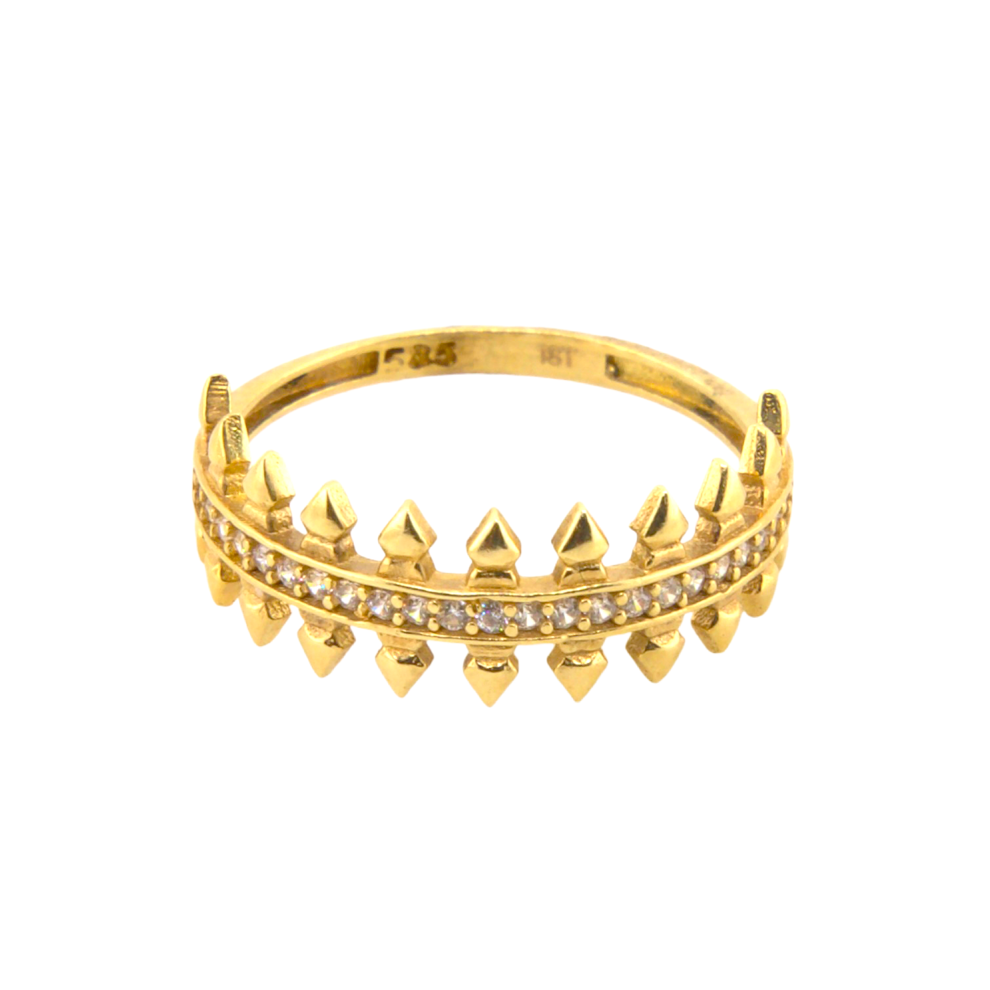 Crown Zirconia Ring
