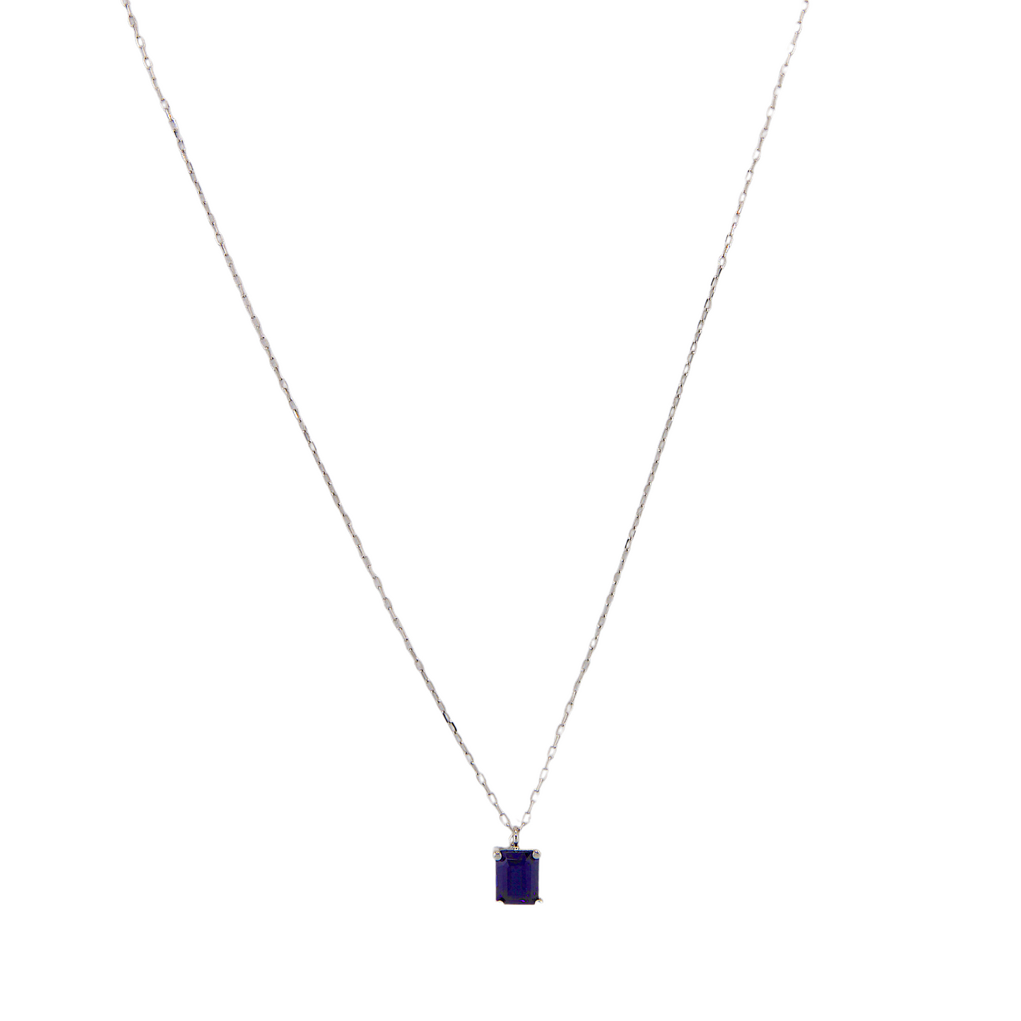 Genuine Sapphire Stone Necklace