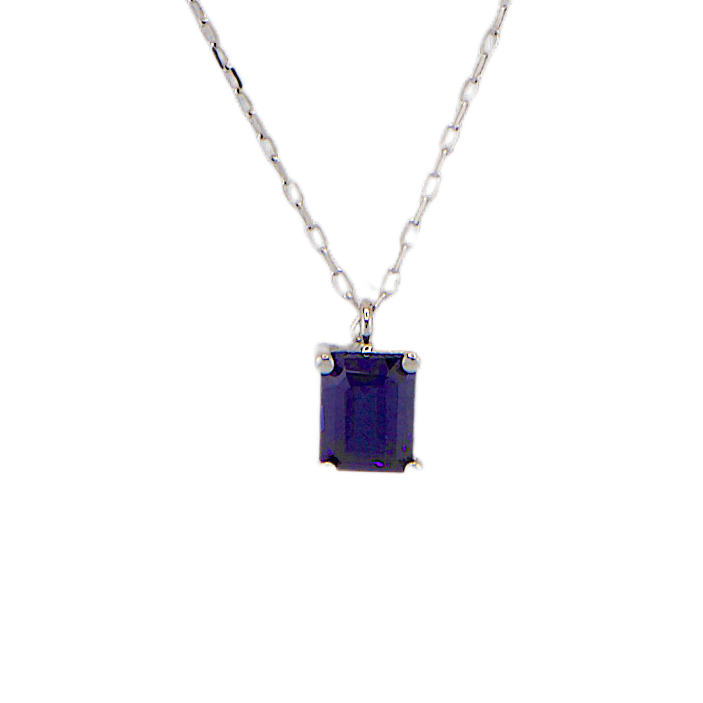 Genuine Sapphire Stone Necklace