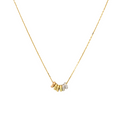 Three Colors Donuts Necklace