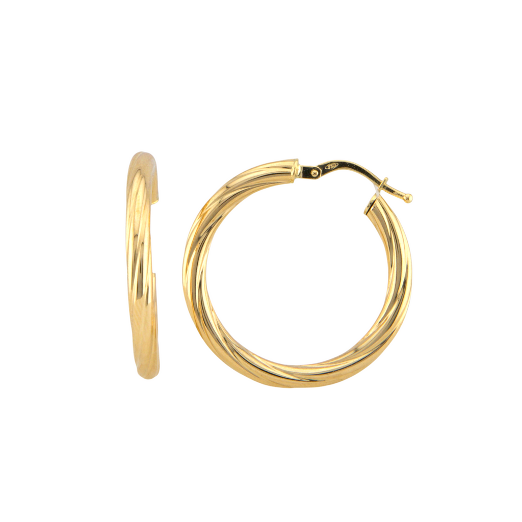 Twisted Hoops Earrings