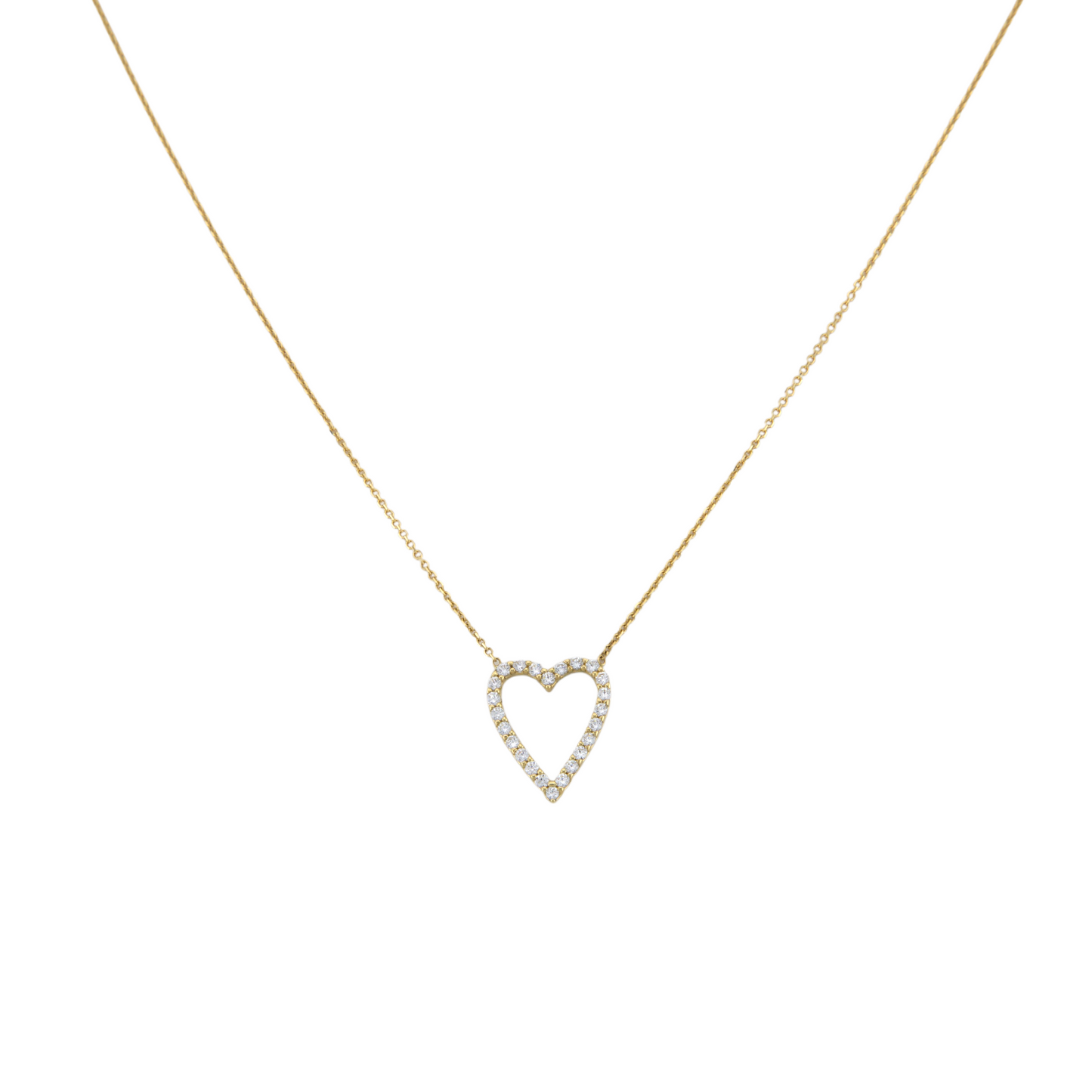Zirconia Heart Necklace