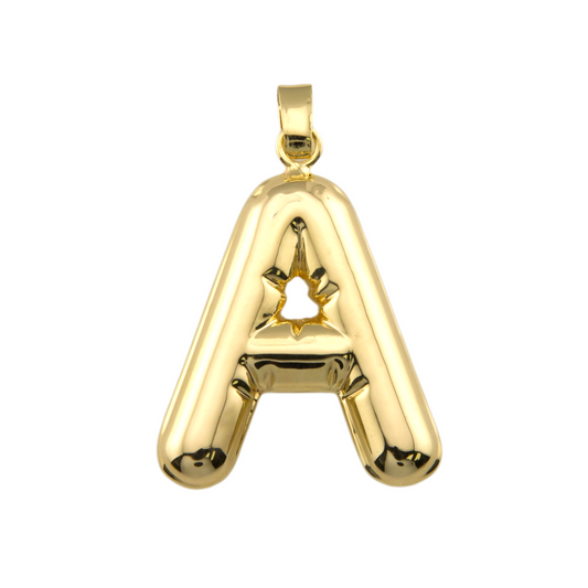 Baloon Initial Letter Pendant