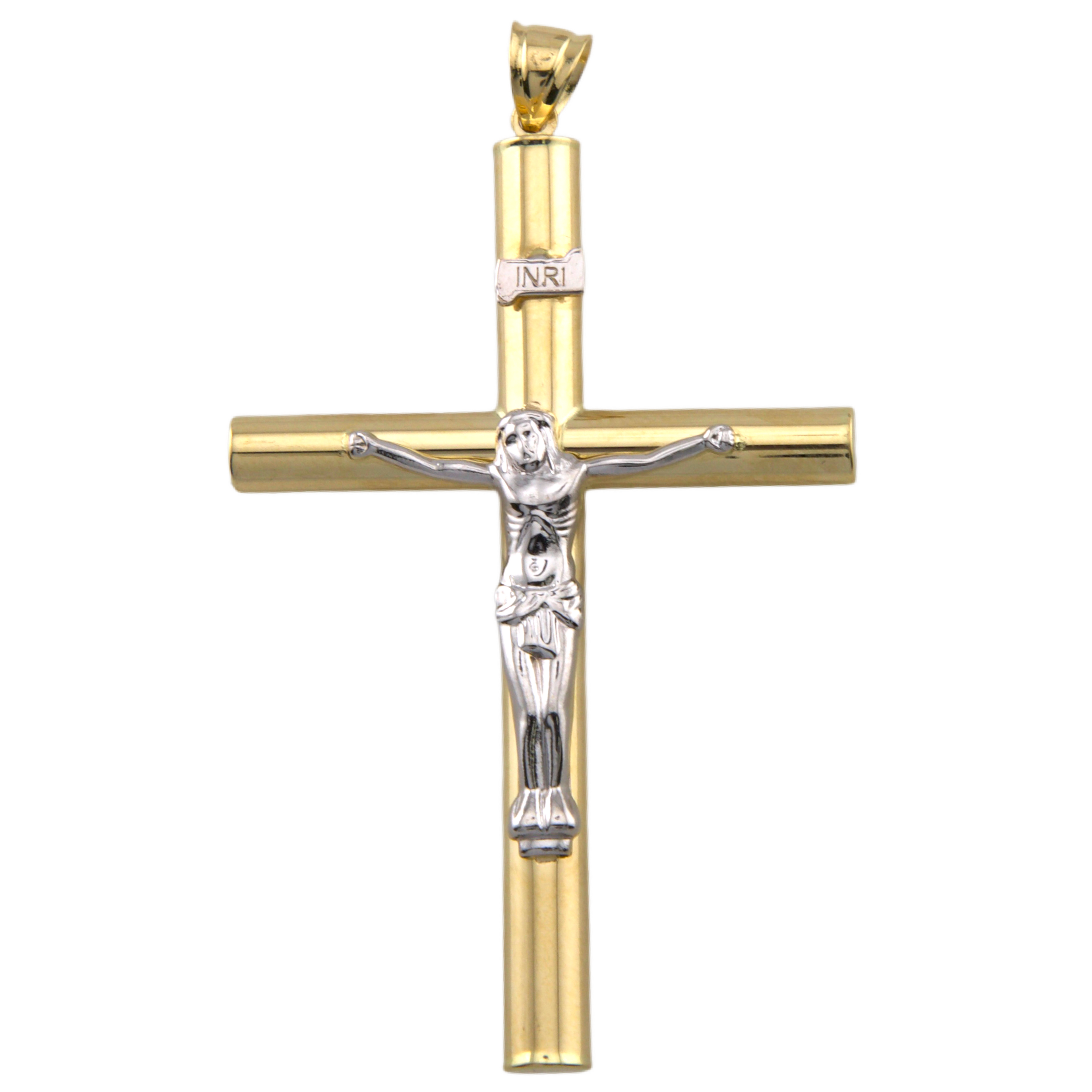Bicolor Cross Pendant