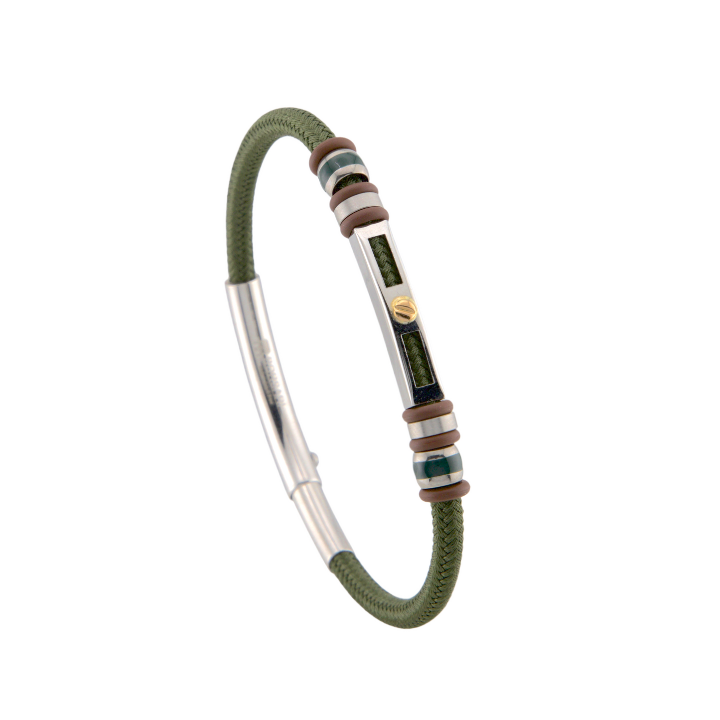 Stainless Steel & Gold Bracelet
