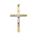 Bicolor Cross Pendant