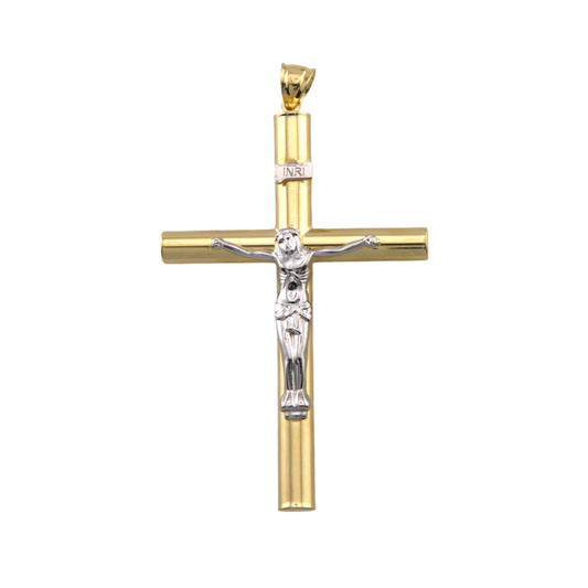 Bicolor Cross Pendant