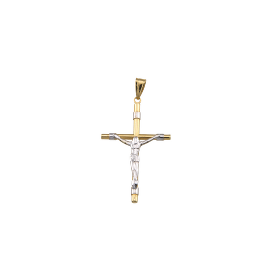 Bicolor Cross Pendant