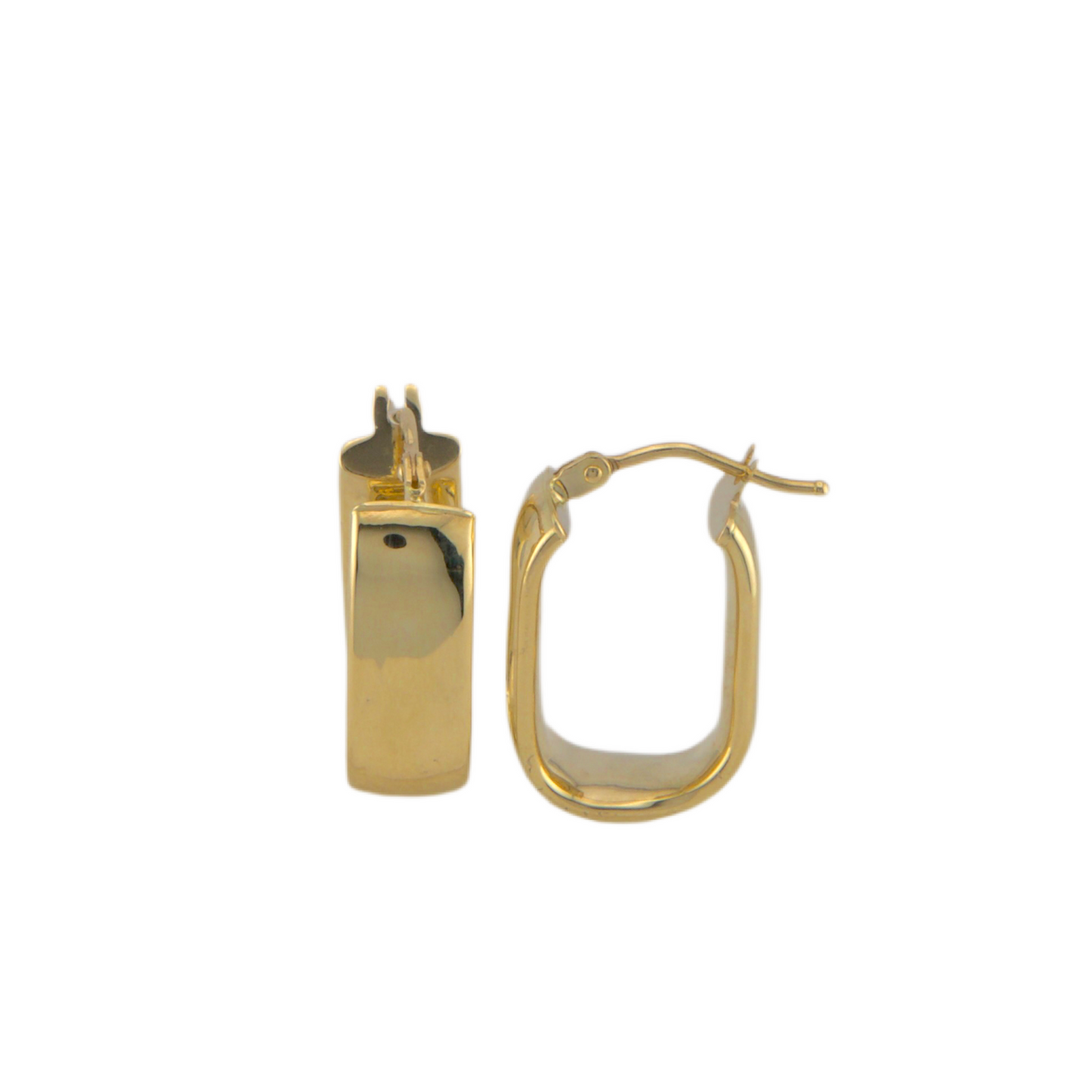 Fancy Square Hoops Earrings