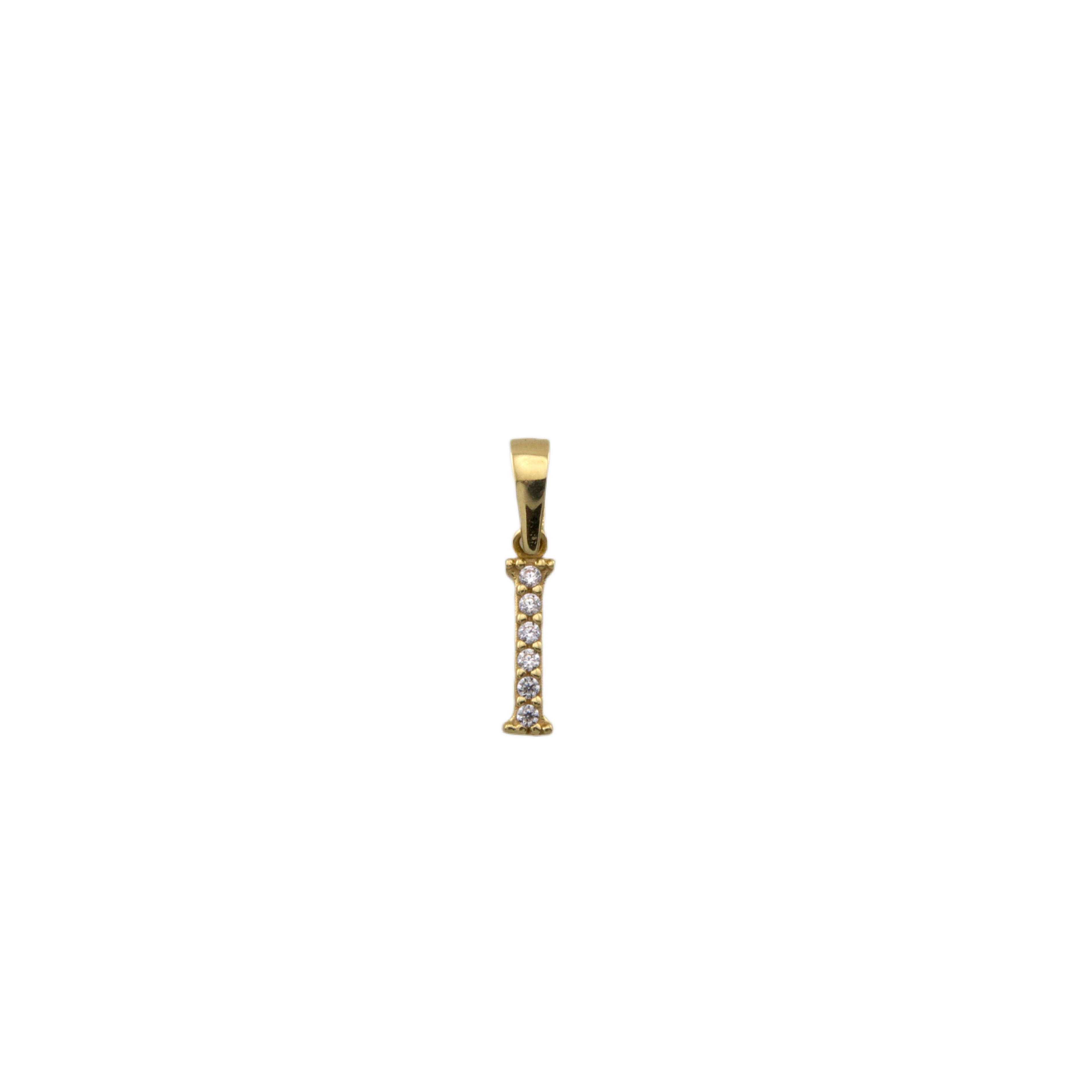 Zirconia Letter Pendant