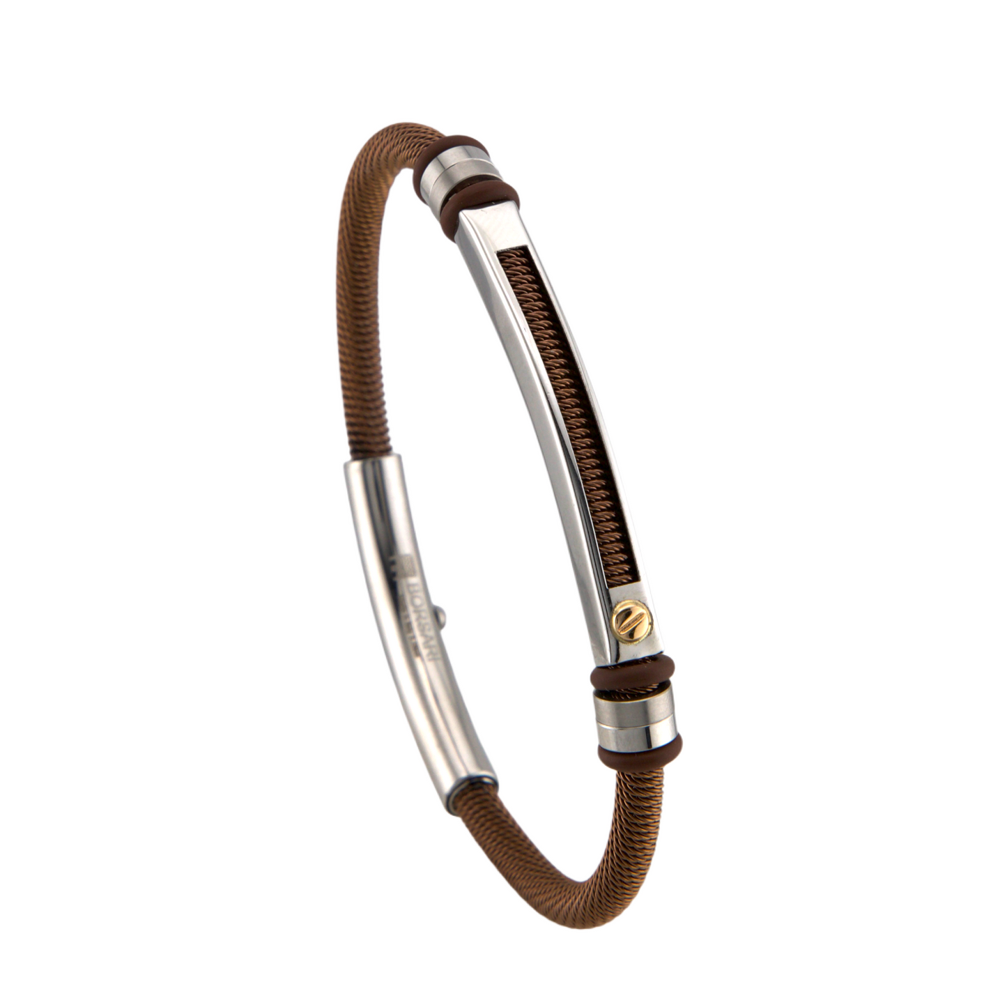 Stainless Steel & Gold Bracelet