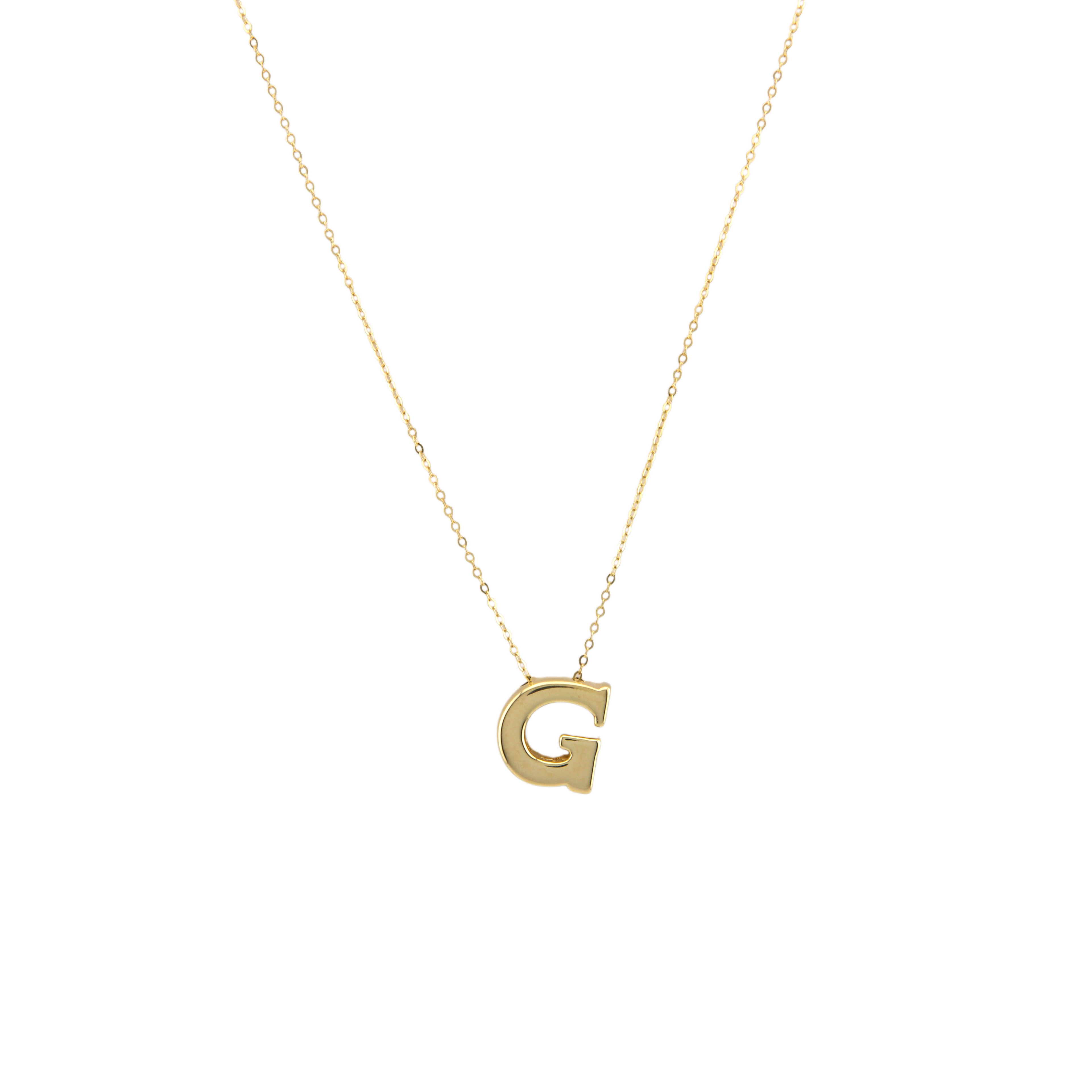 Initials Letter Necklace