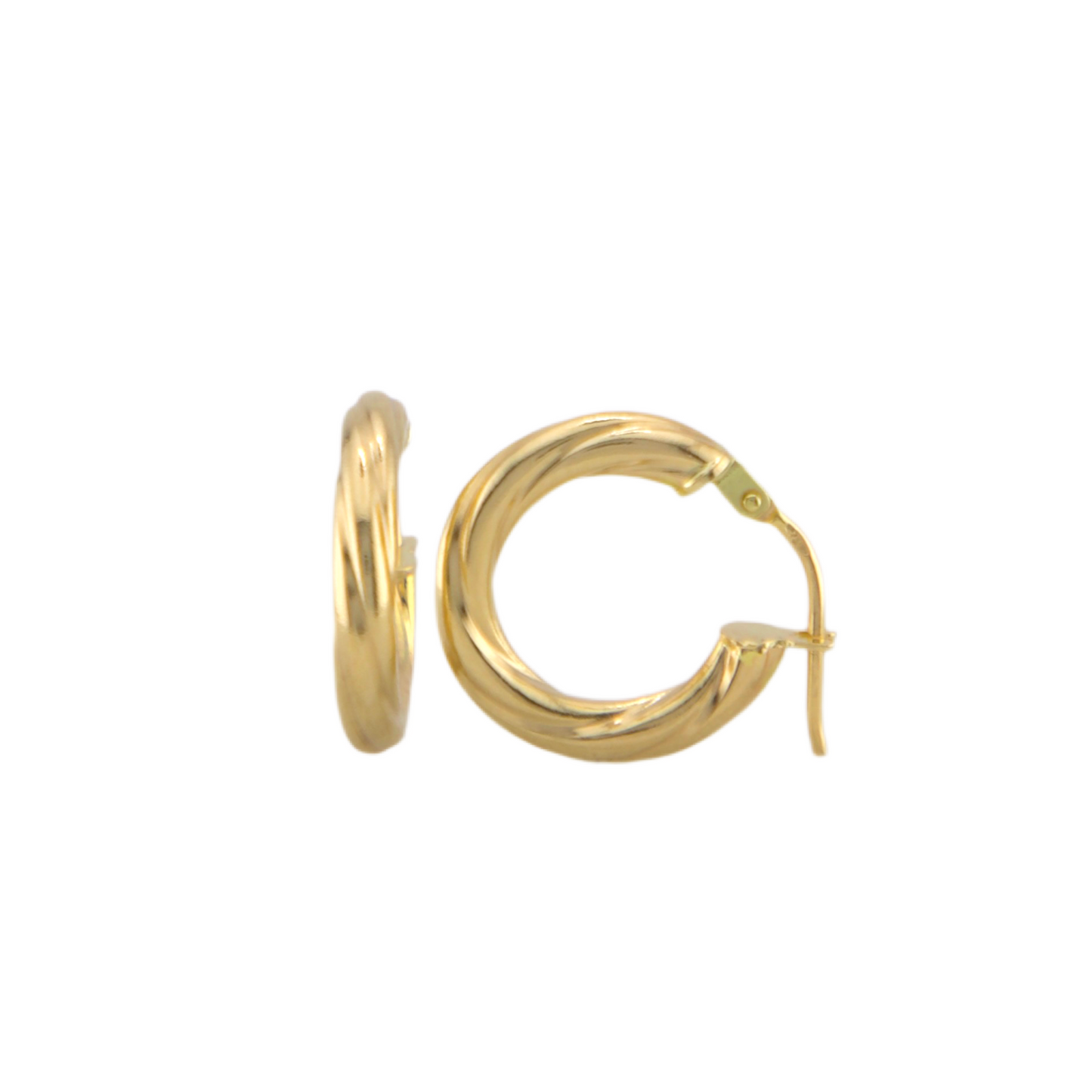 Twisted Hoops Earrings