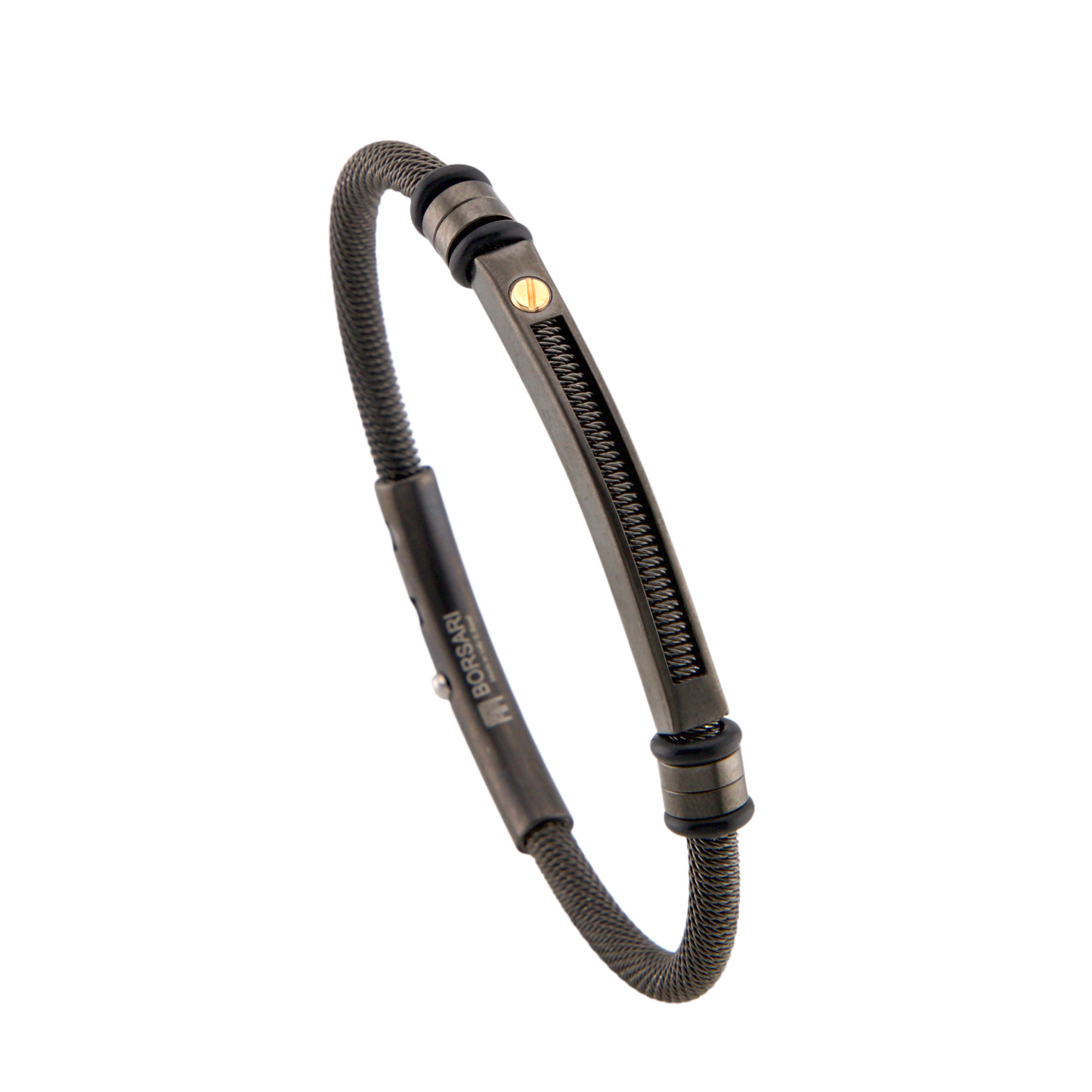 Stainless Steel & Gold Bracelet