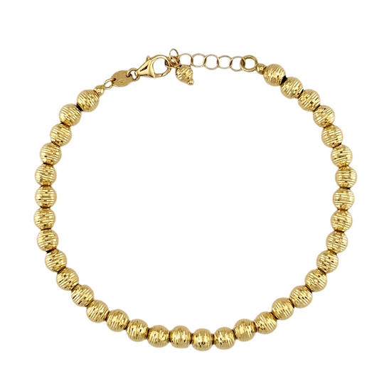 Diamond Cut Balls Bracelet