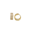 Zirconia Hoops Earrings