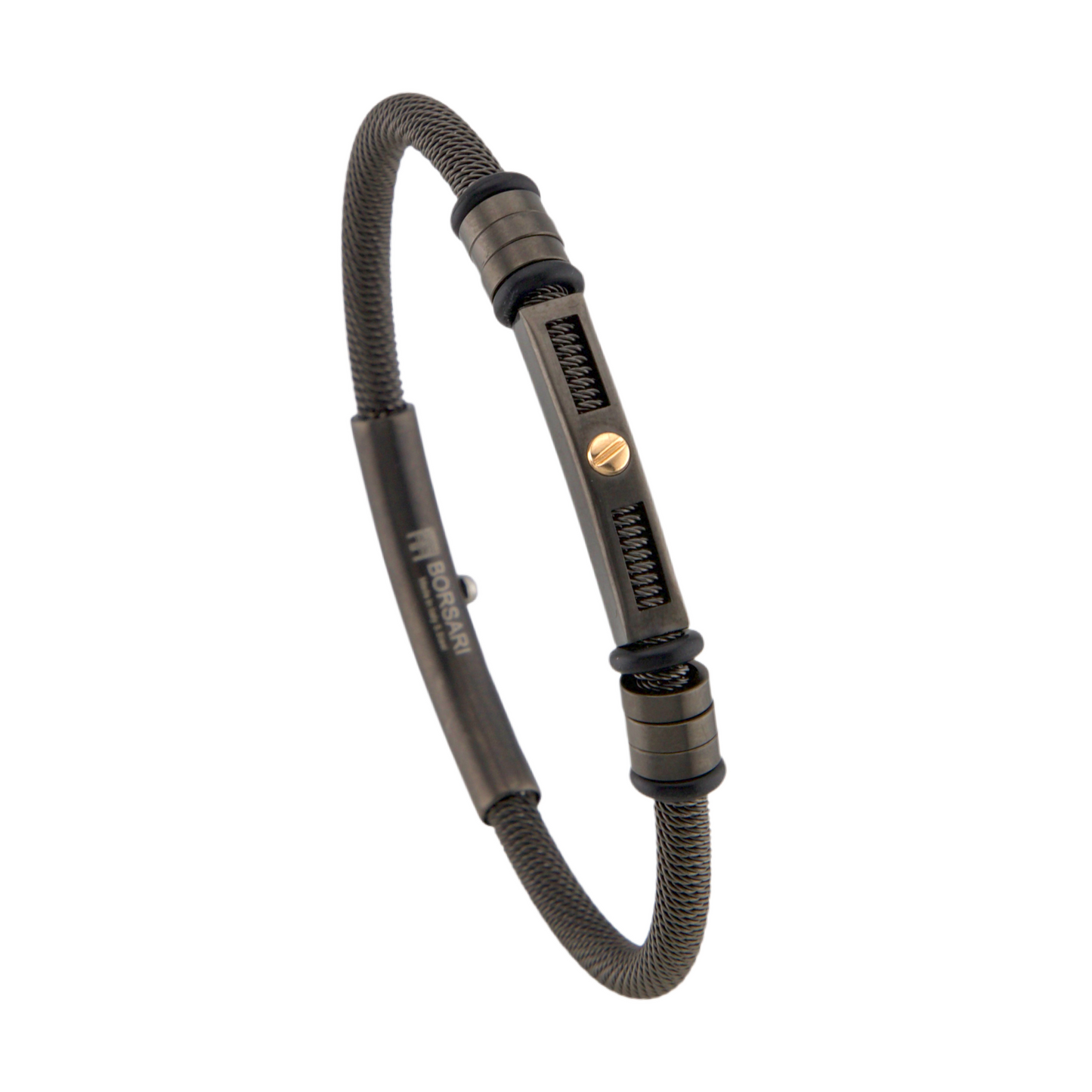 Stainless Steel & Gold Bracelet