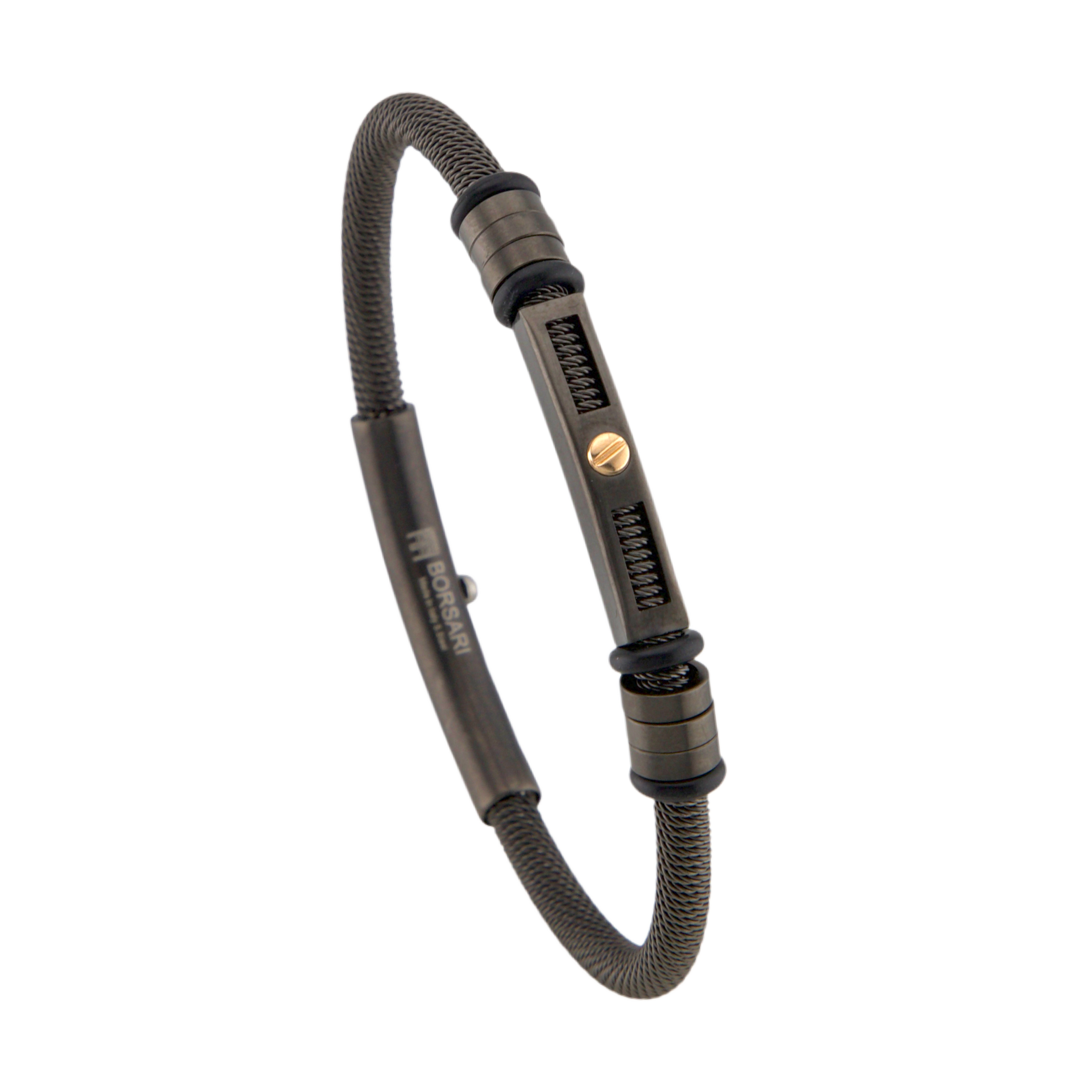 Stainless Steel & Gold Bracelet