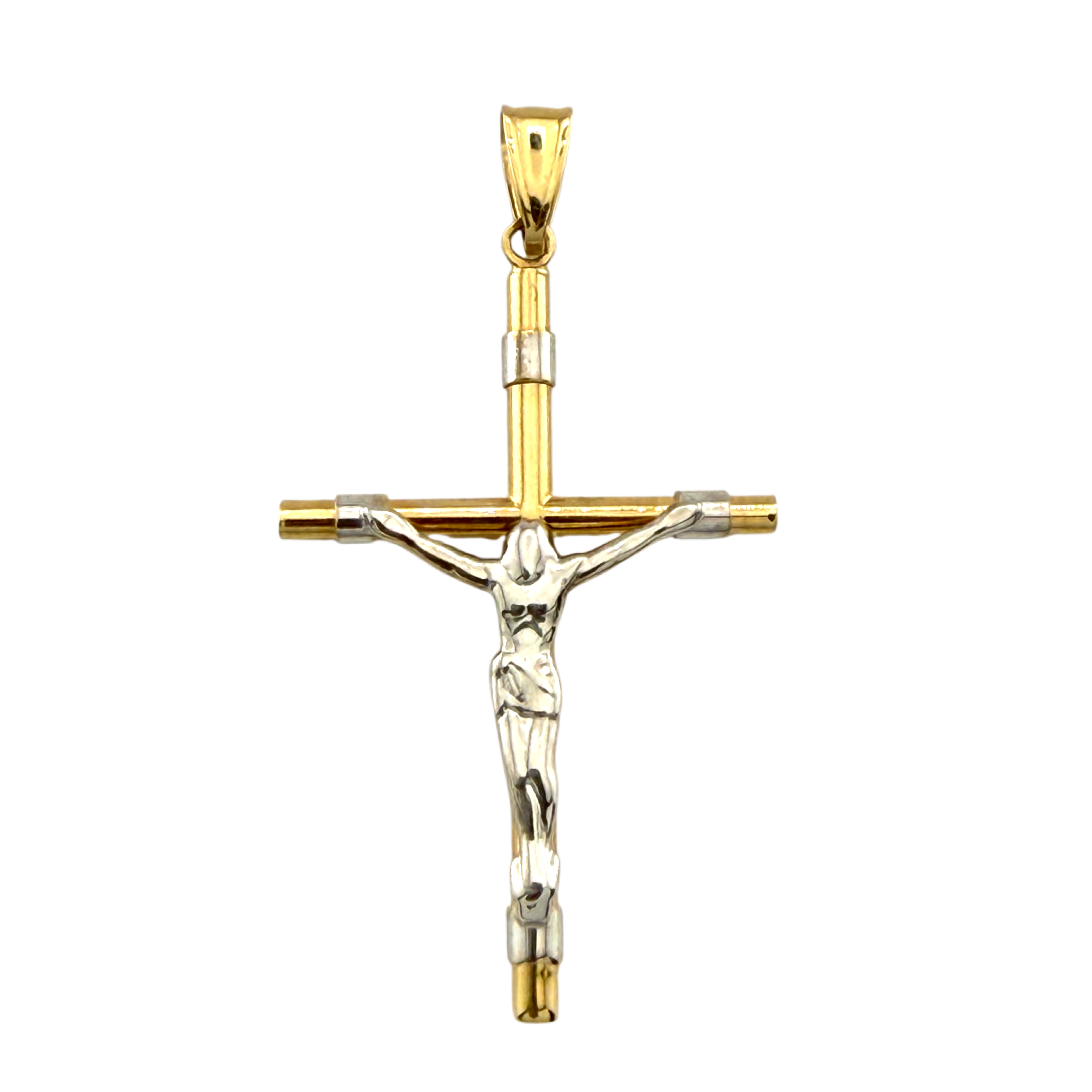 Bicolor Cross Pendant
