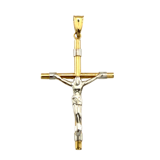 Bicolor Cross Pendant