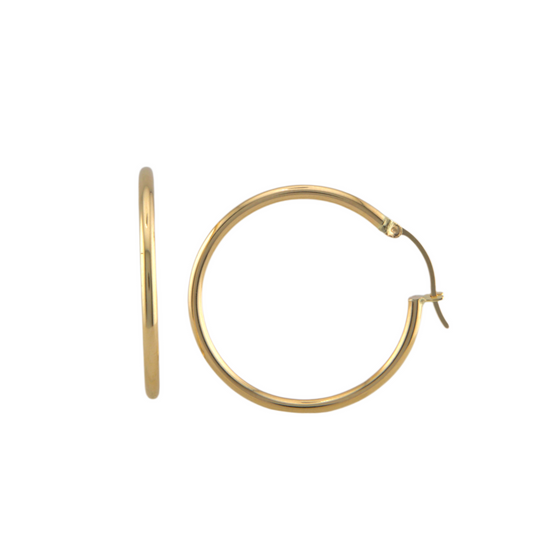 Plain Hoops Earrings