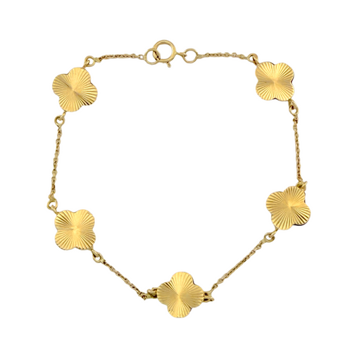 Black & Gold Trevol Bracelet