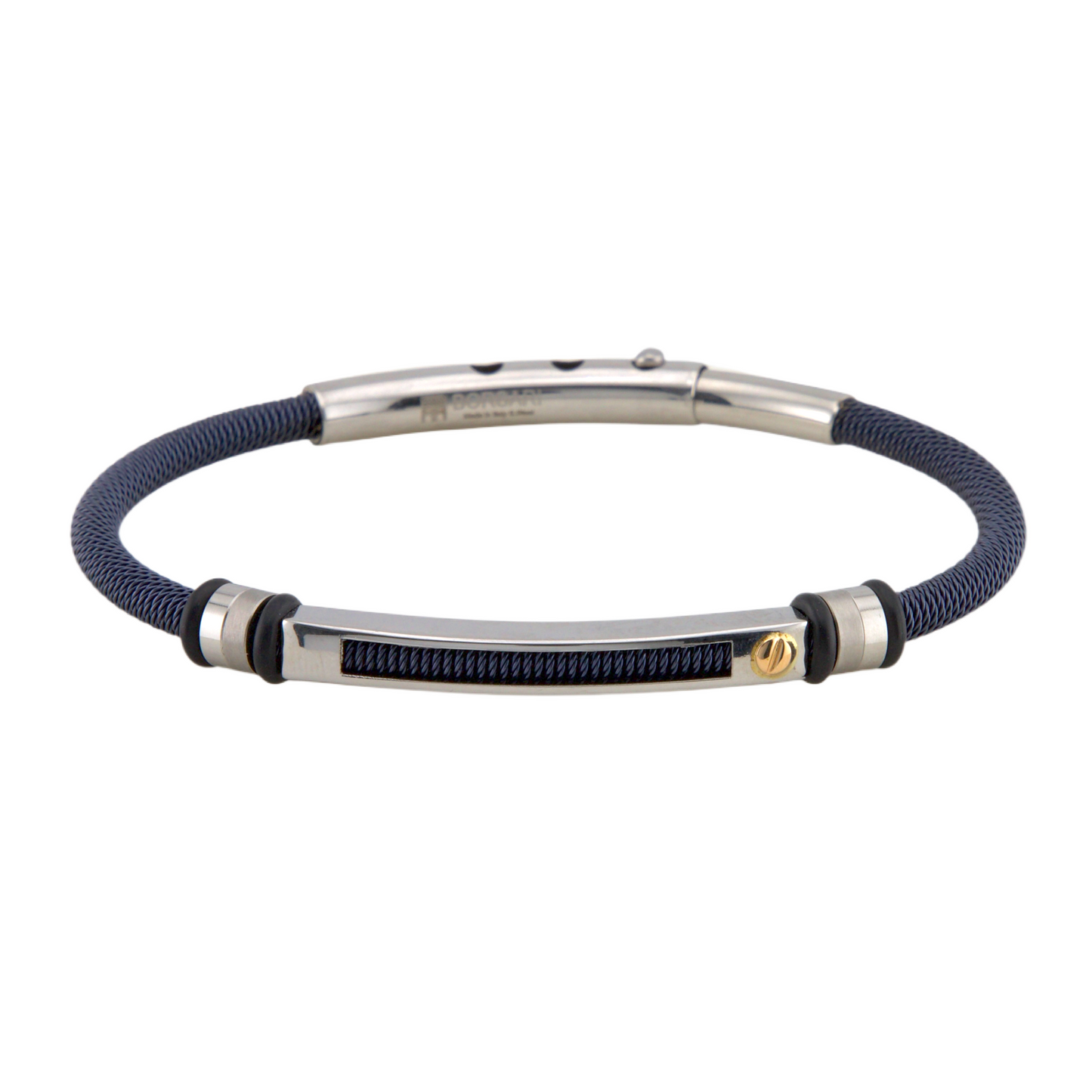 Stainless Steel & Gold Bracelet